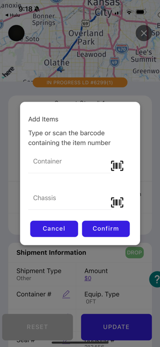 Landside Driver Mobile App Screenshot 3 of 5