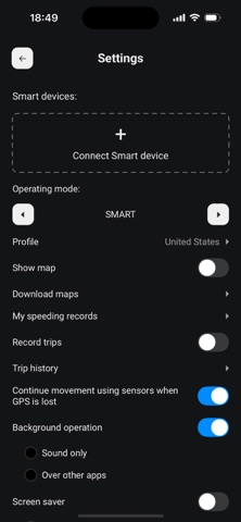 SpeedCam Smart Radar iPhone screenshot