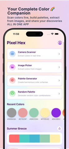 PixelHex: Color Analysis & RGB Screenshot 2 of 4
