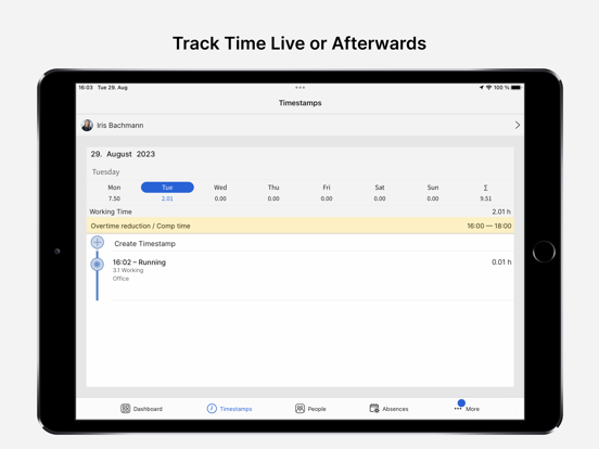 Screenshot #5 pour TimeTac - Work Hours Tracker