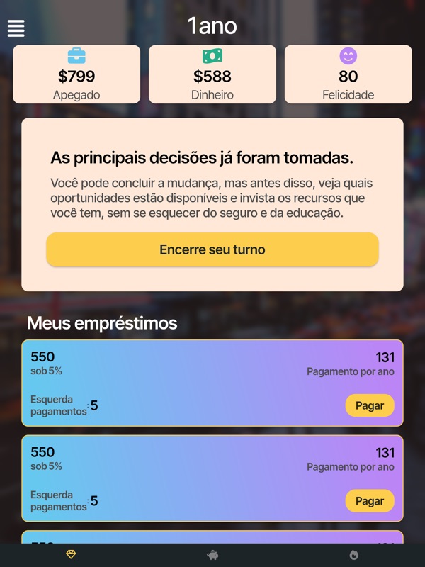 Jogo de Cashflow screenshot 11