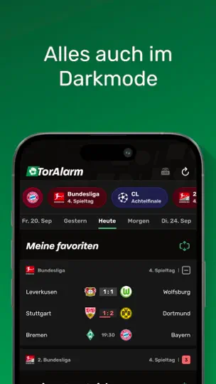Screenshot von TorAlarm - WM 2026 Spielplan auf dem iPhone 9