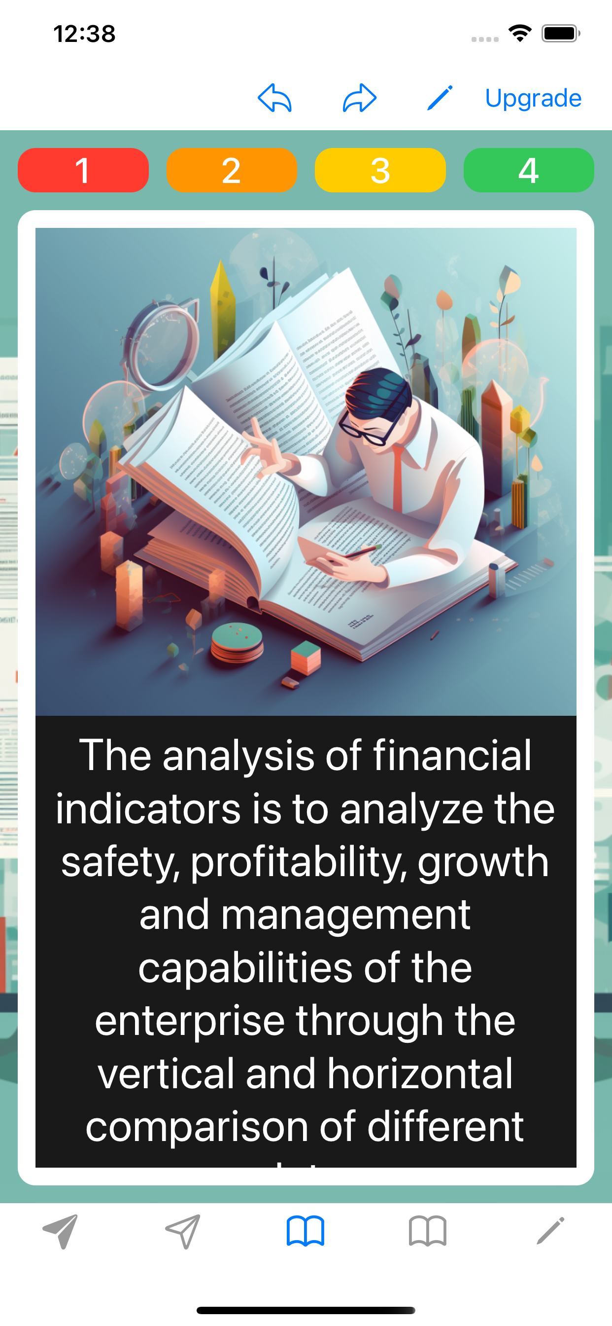 financial statement reading