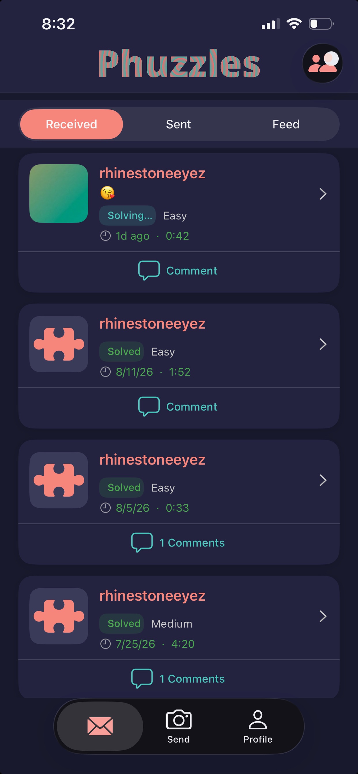 Screenshot 3 of Phuzzles!