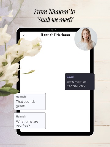 Met at Chabad iPad screenshot