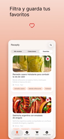 Receptly: Guardar recetas iPhone screenshot 5