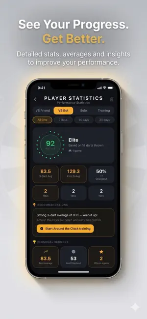 Darts Counter Training & Stats screenshot 4