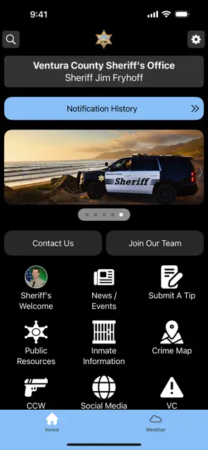 Ventura County Sheriff Office screenshot 1