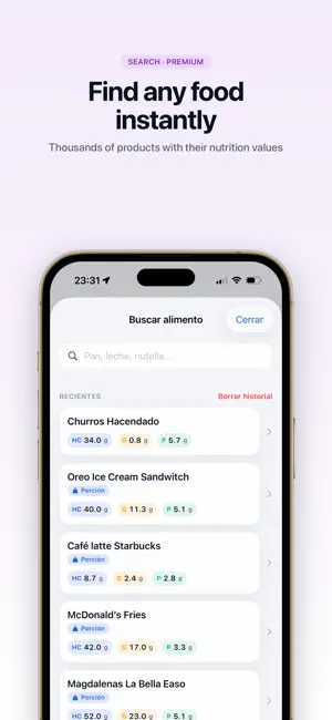 InsuCalc: Carbs, Fats & Bolus screenshot 2