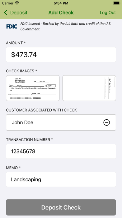 App screenshot