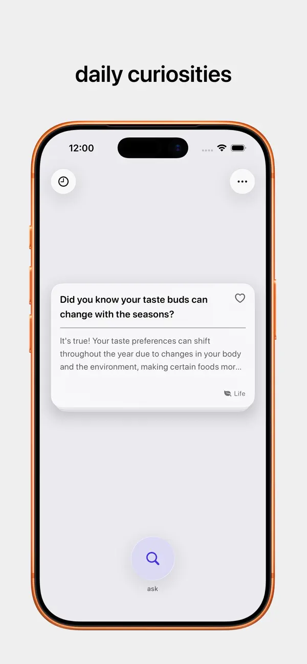 Screenshot #1 pour answr — be interested