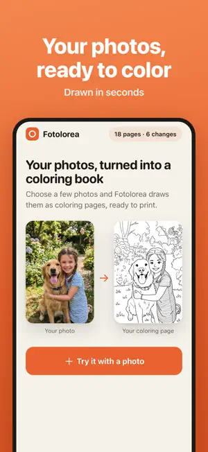 Fotolorea: Photo Coloring Book screenshot 1