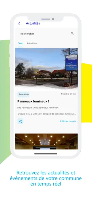 Fleville infos screenshot 2
