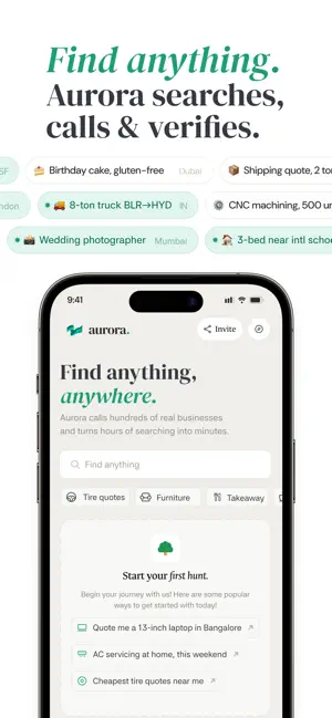 Aurora AI - Find anything screenshot 1