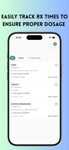 Daily Rx Reminder Screenshot 1 of 3