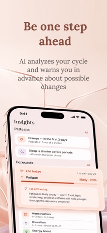 WomanMood: Period and Health screenshot