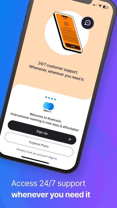 Roamsim | eSIM Travel Data Screenshot