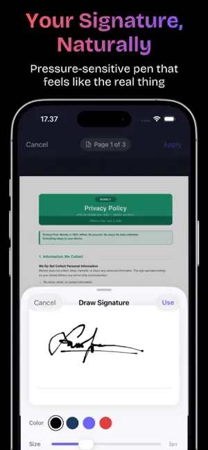 PDF Signer : Easy eSignature screenshot 2