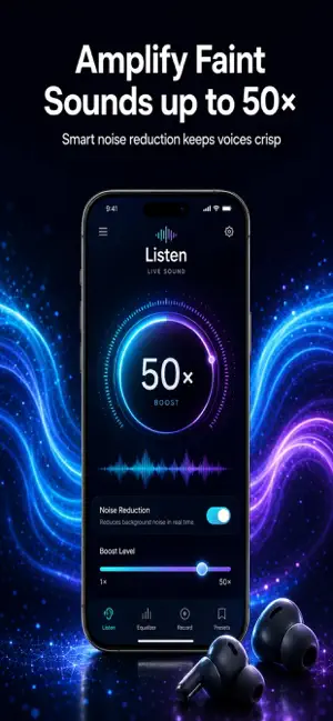 Sound Amplifier Hearing Aid screenshot 2