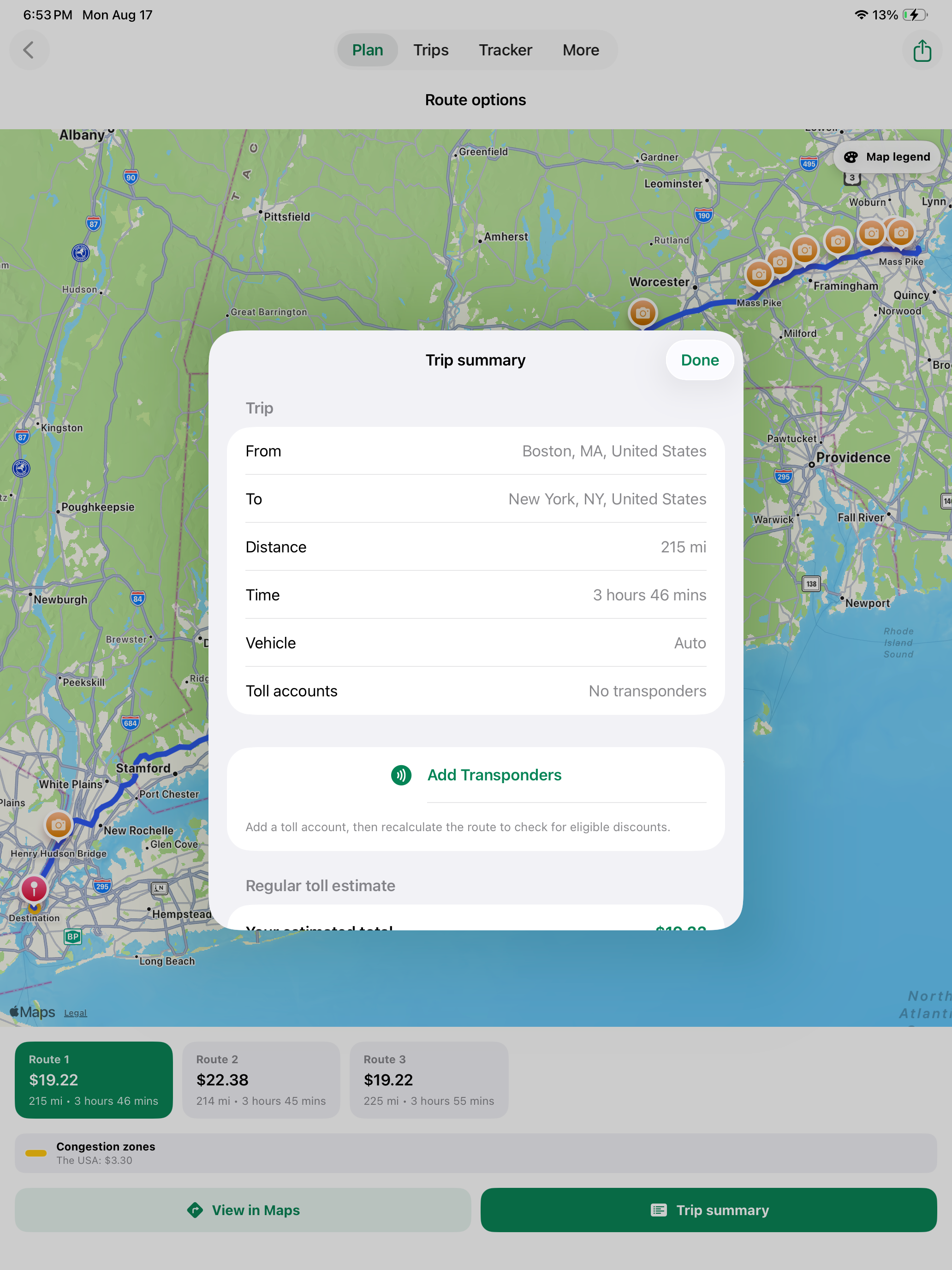 Tollsmart Toll Calculator screenshot 7