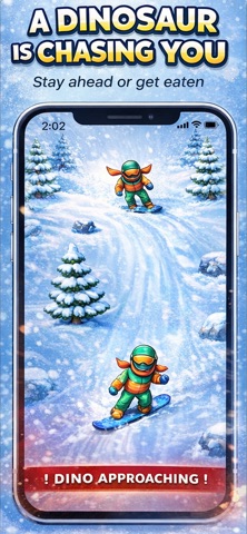 DinoSki: Endless Runner Game Screenshot 1 of 7