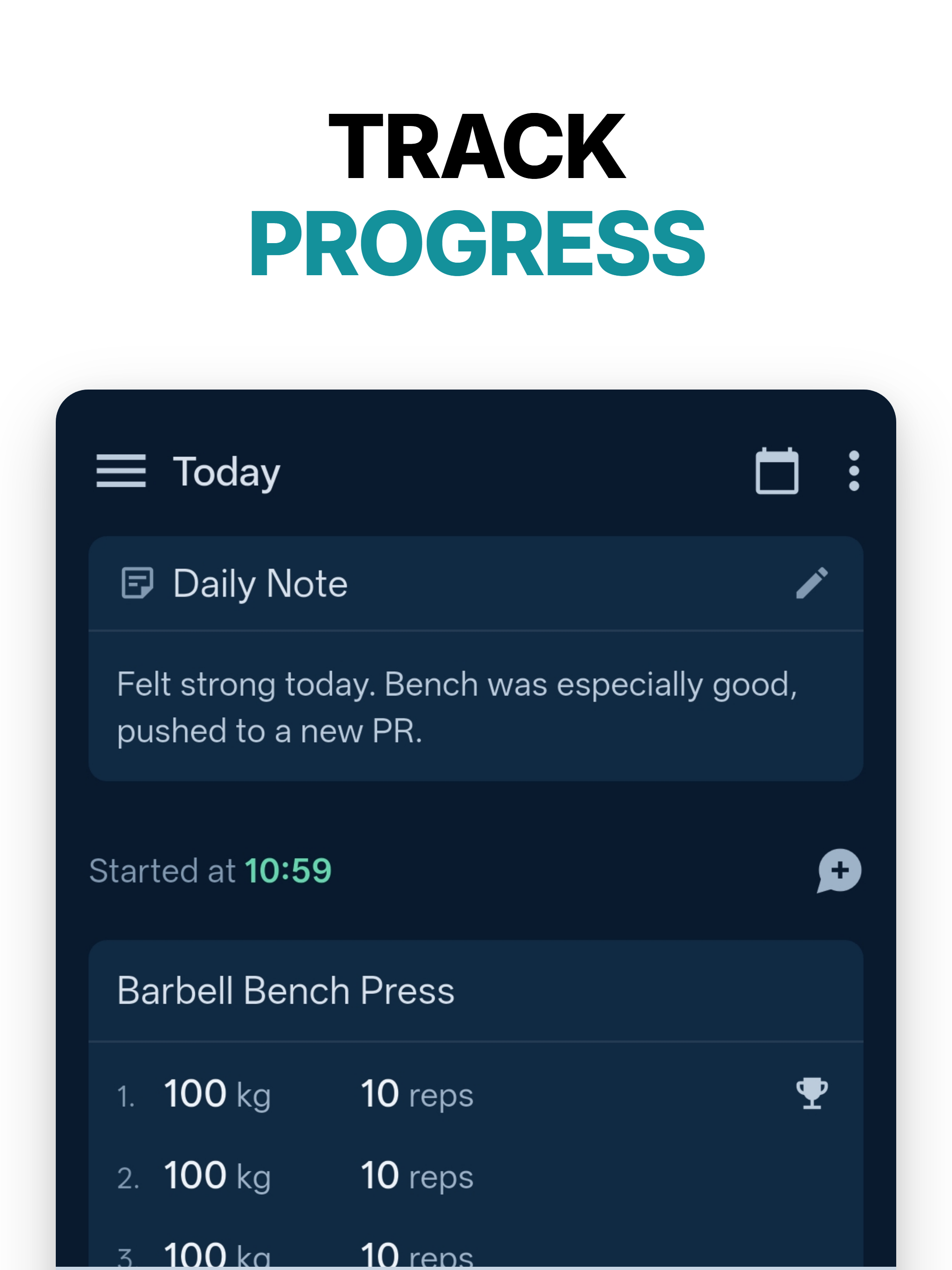 GymSet: Strength Training