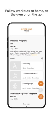 Riverside Fitness House screenshot
