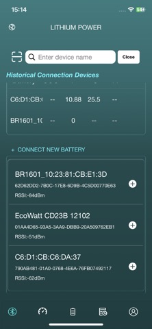 lithium connect screenshot