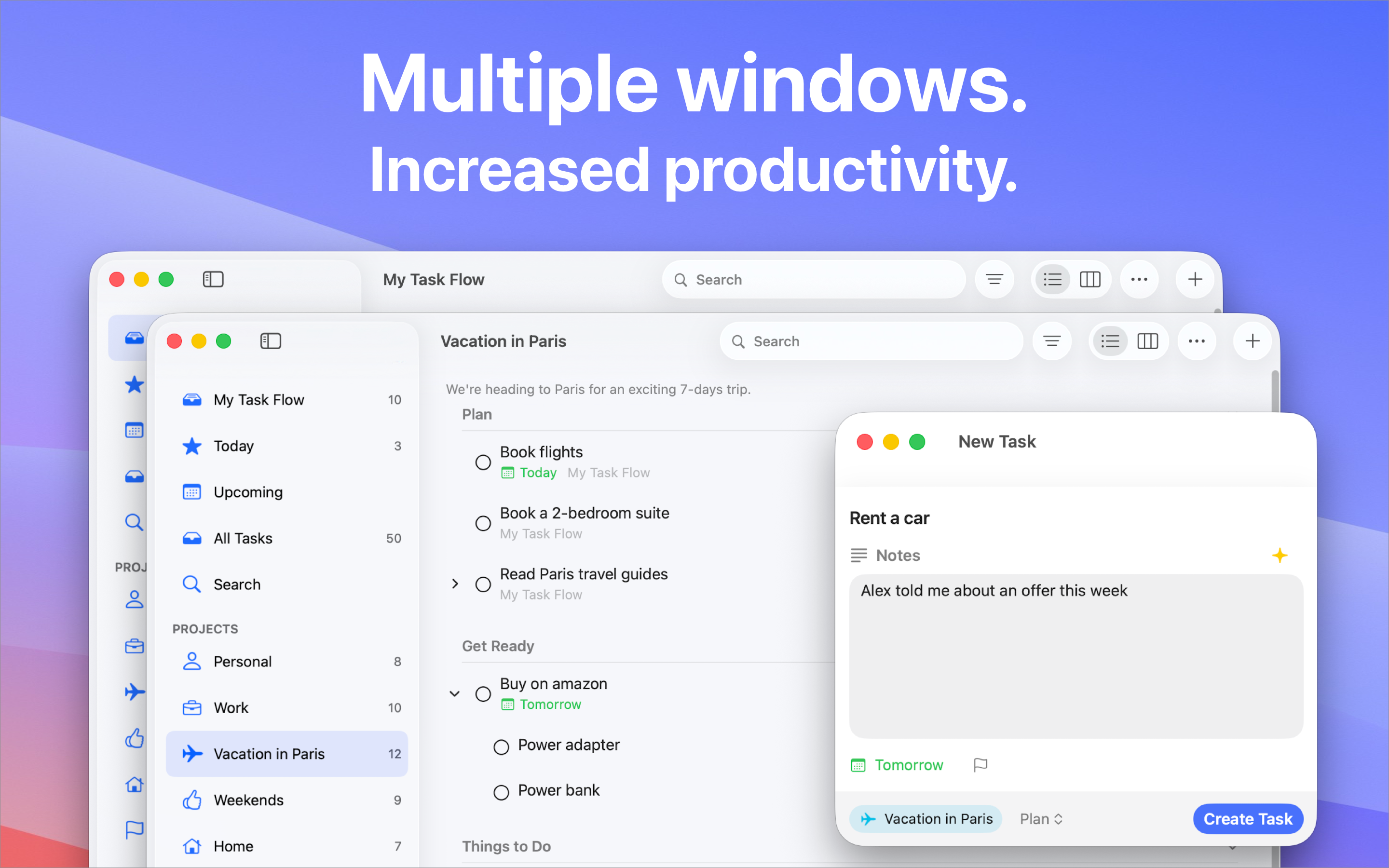 Task Flow: Tasks & Checklists