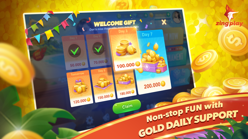 #3. Tongits ZingPlay - Card Game (iOS) Przez: ZINGPLAY INTERNATIONAL PTE. LTD