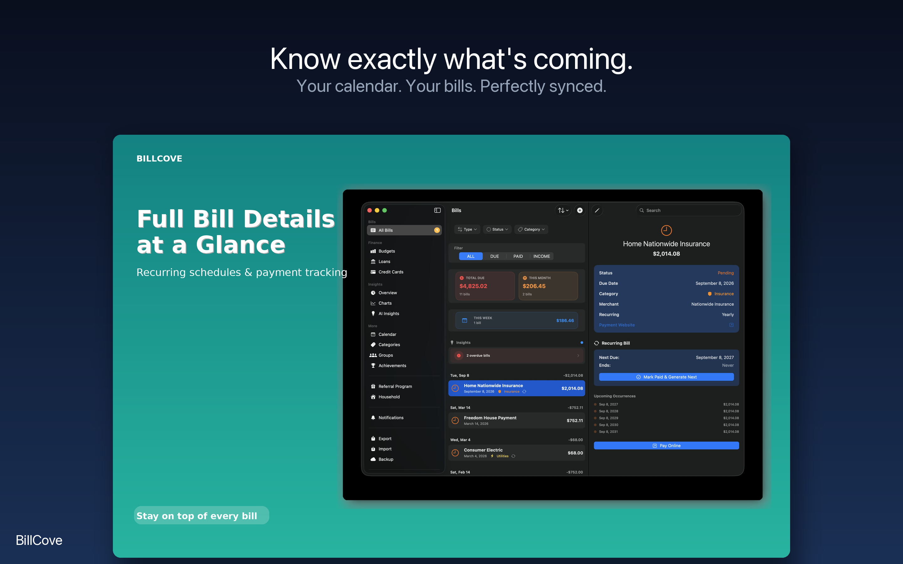 BillCove: Bill Tracker screenshot 20