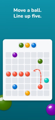 Color Lines 98: Classic Puzzle iPhone screenshot