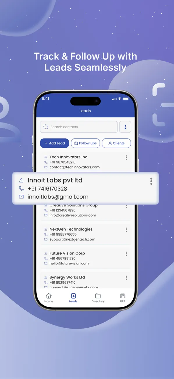 Screenshot #2 pour Bizcard Reader - Card Scanner