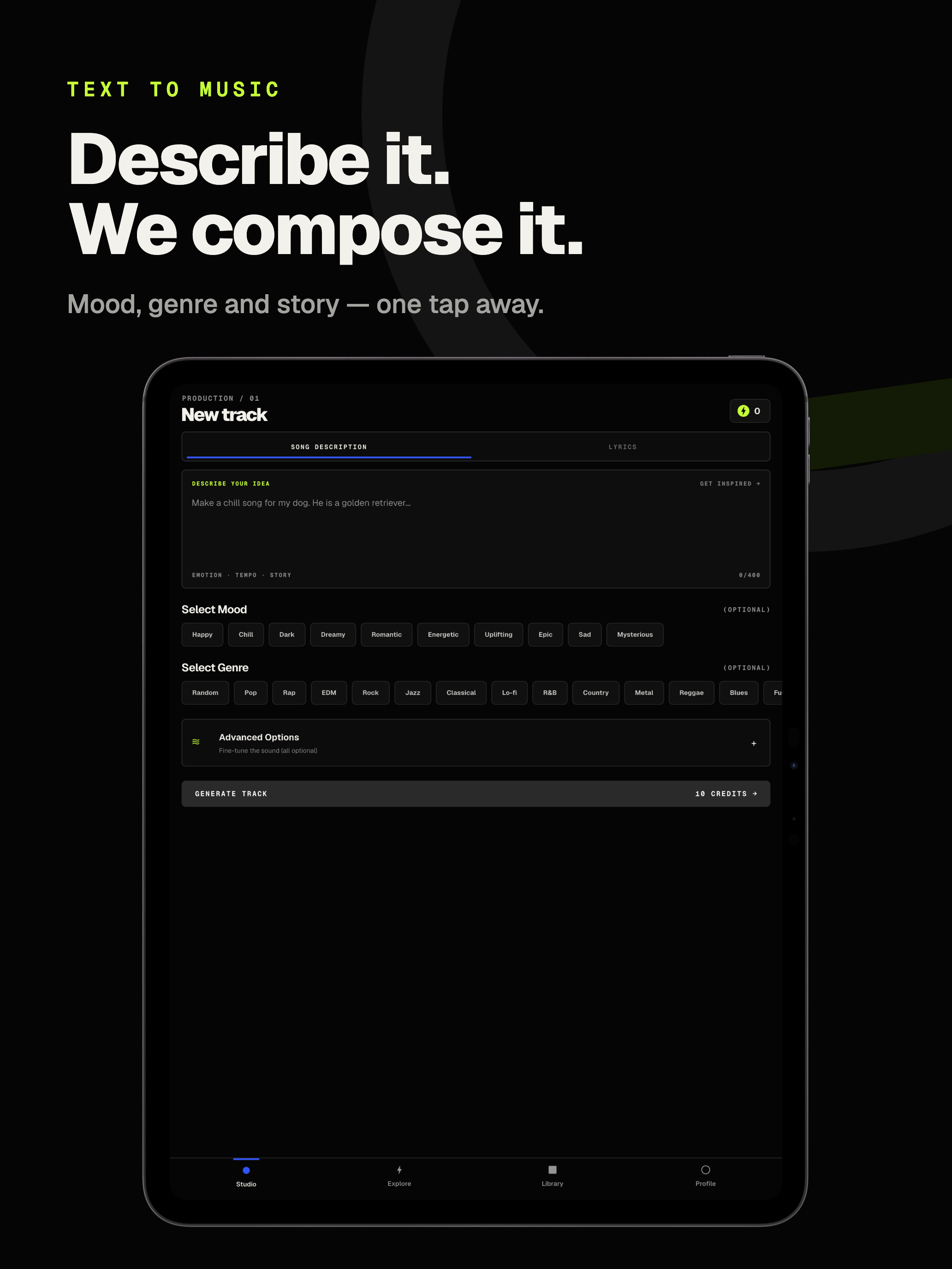 Melodyia: AI Song Creator screenshot 8