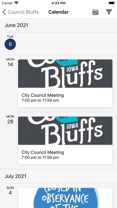 Council Bluffs, IA Screenshot