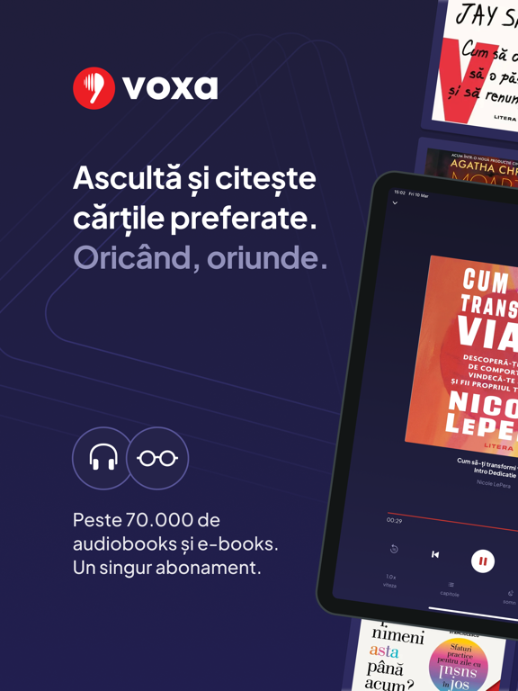 Screenshot #4 pour Voxa: Audiobooks & E-books