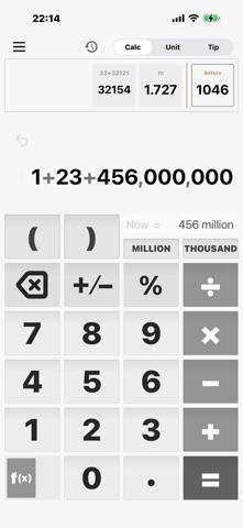 Falculator screenshot