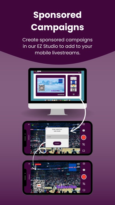 EZstream iPhone screenshot 4 - Photo & Video app