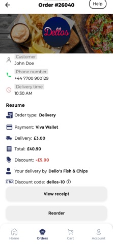 Dello's Fish and Chips screenshot