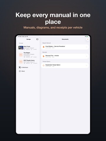 AI Certified Mechanic iPad screenshot