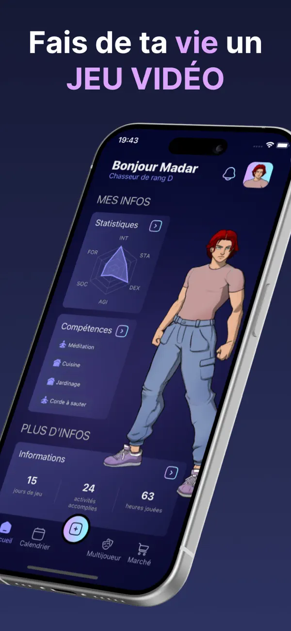 Screenshot #1 pour GameLife - Joue ta vie !