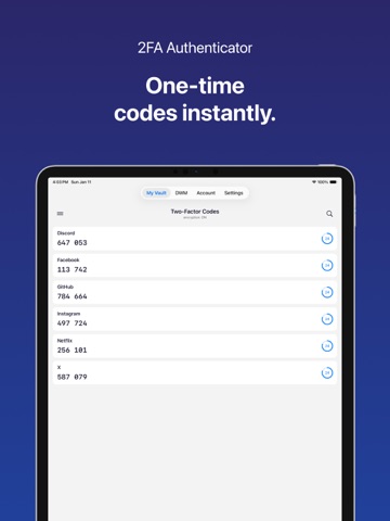 VMP Pass: Password Manager iPad screenshot