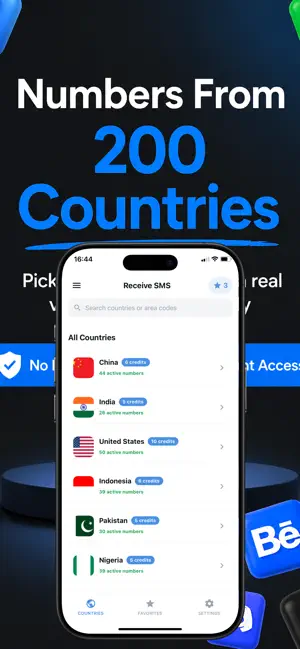 Virtual Number – Receive SMS screenshot 1