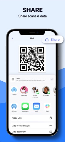 Scan QR Code - Create QR Code iPhone screenshot