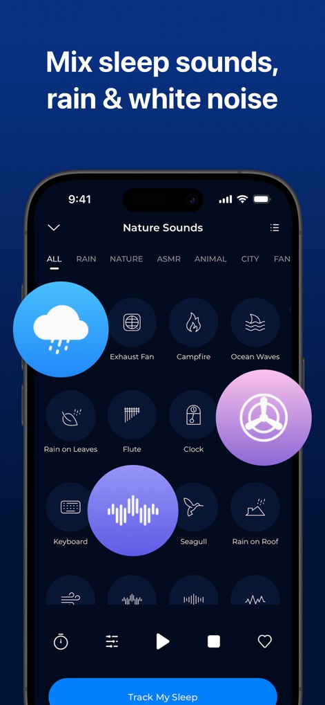 ShutEye®: Sleep Tracker, Sound - Sound Mix Creator