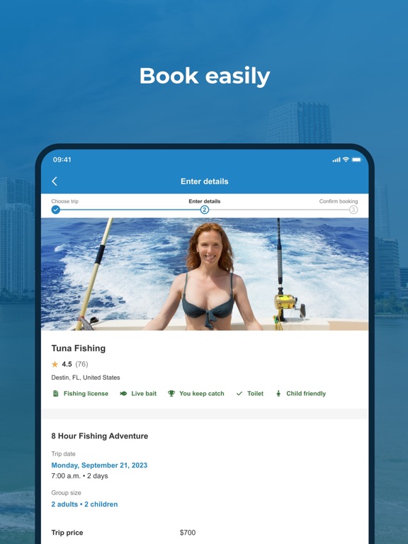 FishingBooker Charters & Trips iPad screenshot 5 - Travel app