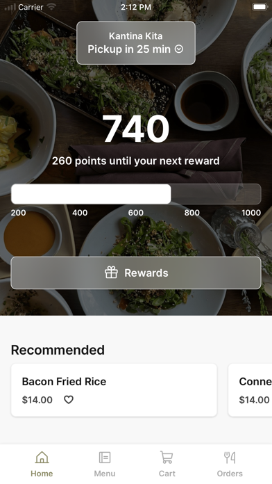 Kantina Kita iPhone screenshot 1 - Food & Drink app