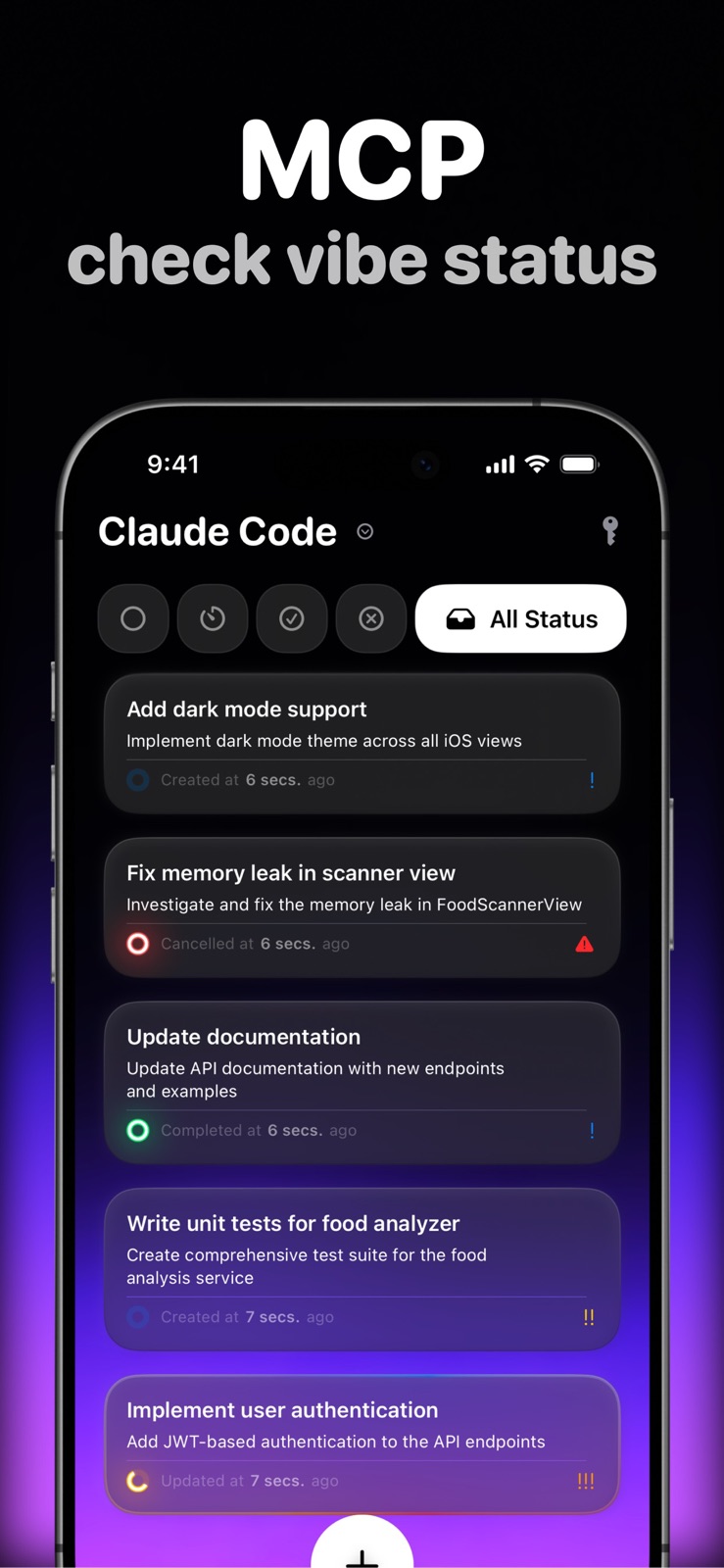 MCP Client iphone screenshot 1