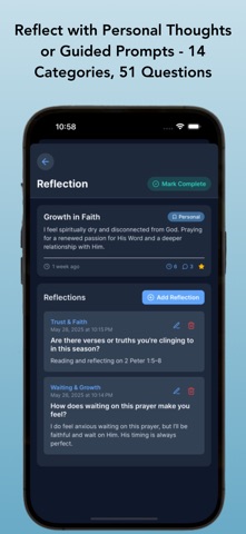 Project 4:6 - Prayer Tracker screenshot