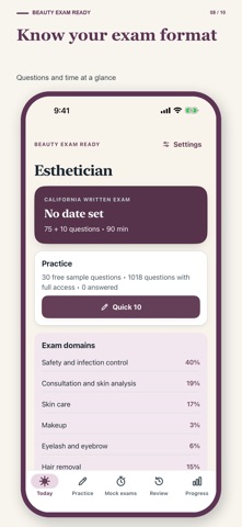 CA Esthetician State Board screenshot 8